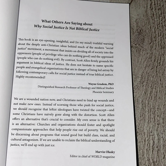 Why Social Justice is Not Biblical Justice book by Scott David Allen - Picture 4 of 13